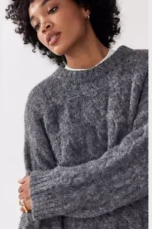 Urban Outfitters Kimchi Blue Boston Lofty Cable Knit Jumper
