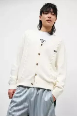 iets frans... Iets frans. Ecru Cable Knit Cardigan