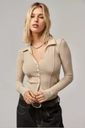 Urban Outfitters UO Milo Long Sleeve Shirt