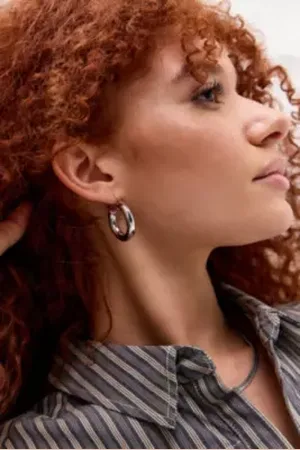 Out From Under Silence + Noise Chunky Hoop Earrings