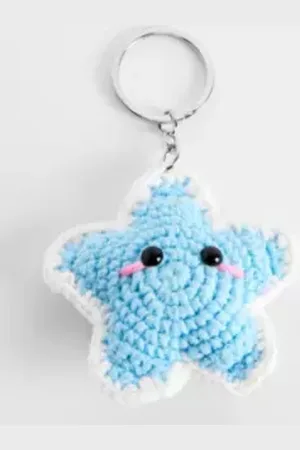 Urban Outfitters Starfish Knit Keyring