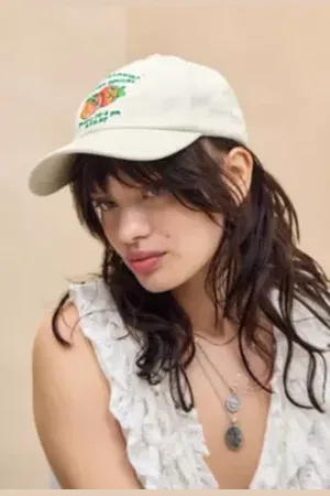 Urban Outfitters UO Peaches Embroidered Cap