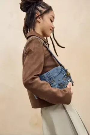 Urban Outfitters UO Denim Western Charm Shoulder Bag