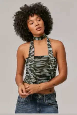 Urban Outfitters UO Addison Ruched Bandeau Top