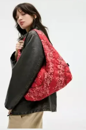 Urban Outfitters UO Paisley Trapeze Slouch Bag