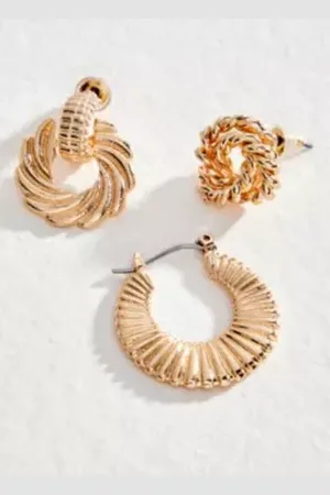 Urban Outfitters Vintage Earrings 3-Pack