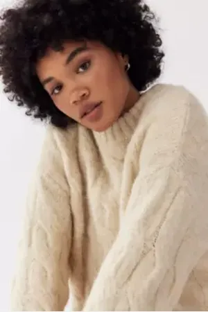 Urban Outfitters Kimchi Blue Boston Lofty Cable Knit Jumper