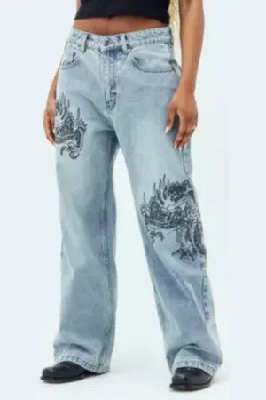 ED HARDY NYC Extra Oversized Jeans