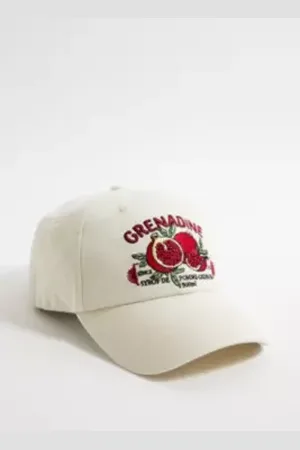 Urban Outfitters UO Ecru Grenadine Cap
