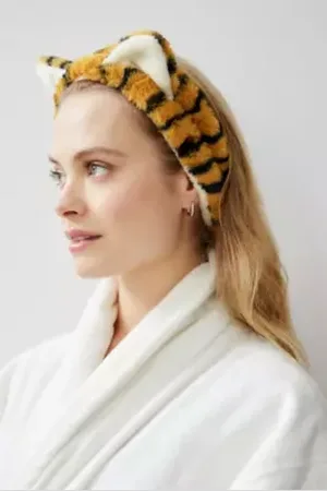 Urban Outfitters Tiger Spa Day Headband ALL at