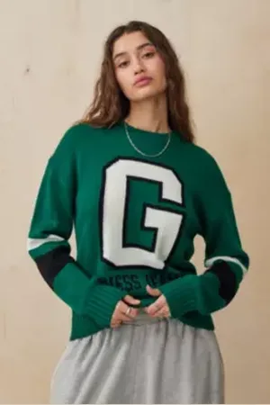 Guess Jeans Intarsia Knit Jumper