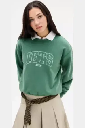 iets frans... Iets frans. Shrunken Applique Sweatshirt