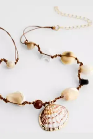 Urban Outfitters UO Multi-Shell Charm Necklace
