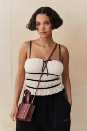 Urban Outfitters UO Studded Leather Crossbody Bag