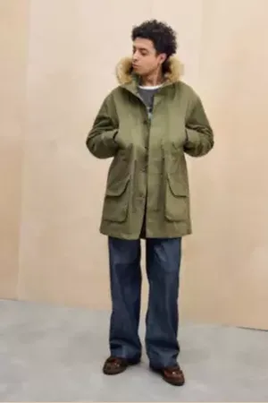 BDG Faux Fur Hood Parka Jacket