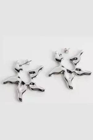 Silence + Noise Starfish Hoop Earrings