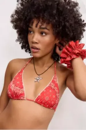 Out From Under Billy Bandana Triangle Bikini Top
