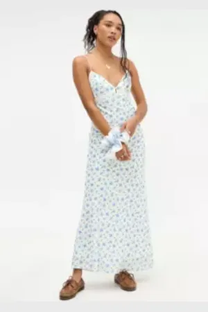 Kiss The Sky UO Exclusive Juliette Maxi Dress M at Urban Outfitters
