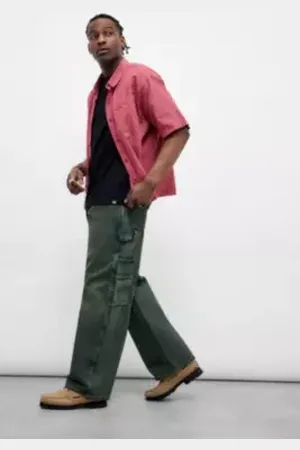 Dickies Green Tone Faded Loose Jeans