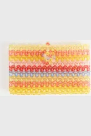 Urban Outfitters Beaded Striped Cardholder at
