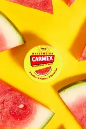 Carmex Watermelon SPF15 Lip Balm Pot ALL at Urban Outfitters