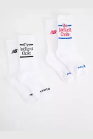 New Balance Logo Socks 3-Pack S at Urban Outfitters