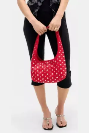 Urban Outfitters UO Mini Faux Leather Trapeze Studded Bag