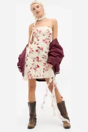 Wild Lovers Pina Colada Sheer Mini Dress