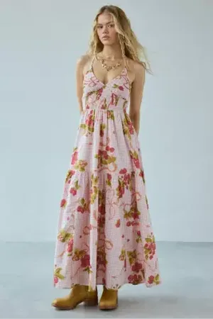 Kimchi Blue Renee Smocked Maxi Dress