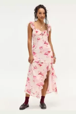 Love Triangle Fleur Maxi Dress M at Urban Outfitters