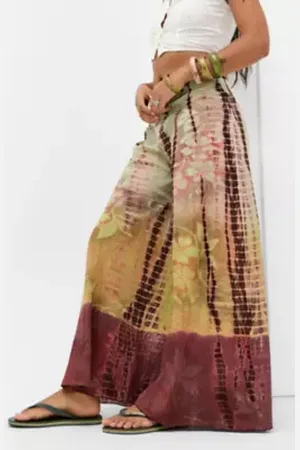 Archive At UO Batik Wide Leg Trousers