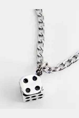 Silence + Noise Dice Chain Pendant Necklace