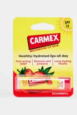 Carmex Strawberry SPF Lipbalm ALL at Urban Outfitters