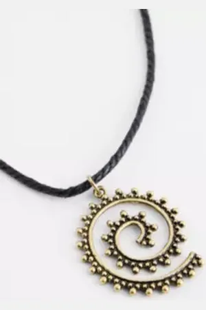 Silence + Noise Ornate Spiral Choker Necklace
