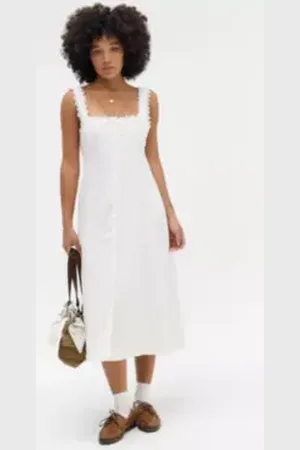 Kimchi Blue Martina Broderie Midi Dress