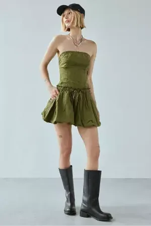 Urban Outfitters UO Rex Strapless Mini Dress