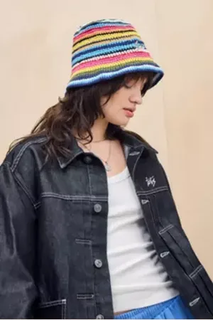 iets frans... Iets frans. Striped Bucket Hat at Urban Outfitters