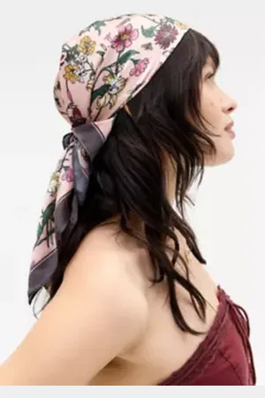 Urban Outfitters UO Silky Busy Floral Headscarf