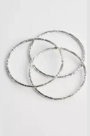 Silence + Noise Daisy Etch Bangles 3-Pack