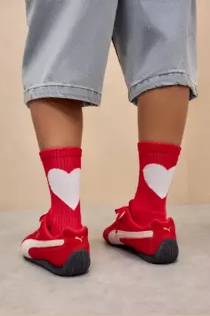 Out From Under Heart Socks