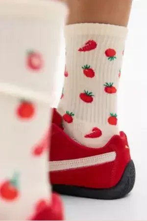 Out From Under Tomato Socks