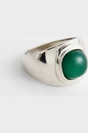 Silence + Noise Green Gemstone Ring