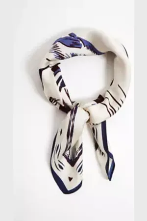 Urban Outfitters UO Ecru Western Bandana Scarf