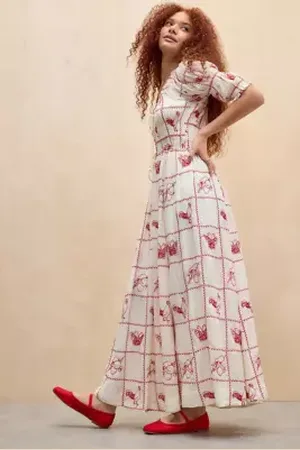 Kimchi Blue Talulah Embroidered Maxi Dress