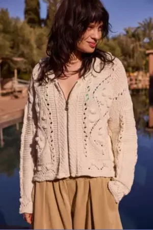 Urban Outfitters UO Crochet Festival Hoodie