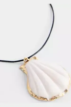 Silence + Noise Natural Shell Choker Necklace