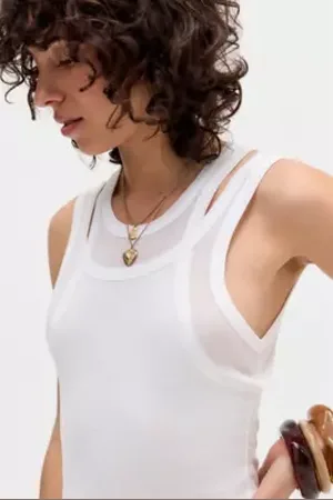 Urban Outfitters UO Double Layer Tank Top