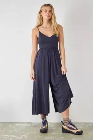 Urban Outfitters UO Molly Cupro Culotte Jumpsuit