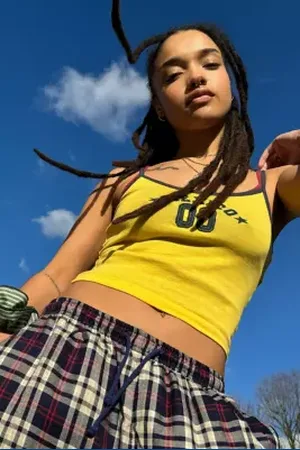 Urban Outfitters UO Mexico Appliqué Cami Top