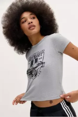 Urban Outfitters UO Motor Club Detroit Baby T-Shirt